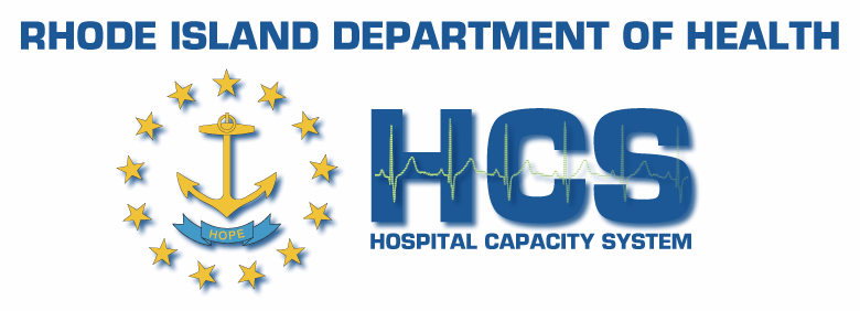 RI Department of Health Hospital Capacity System